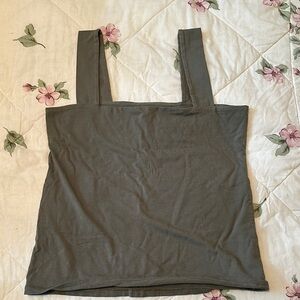 Olive Green Sleeveless Top